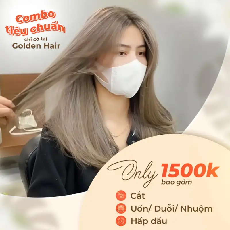 COMBO TIÊU CHUẨN CHỈ CÓ TẠI GOLDEN HAIR