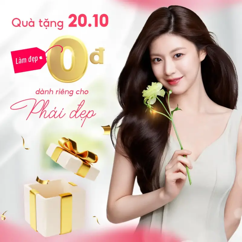 QUÀ TẶNG 20/10 – DÀNH RIÊNG CHO PHÁI ĐẸP – LÀM ĐẸP GIÁ 0Đ