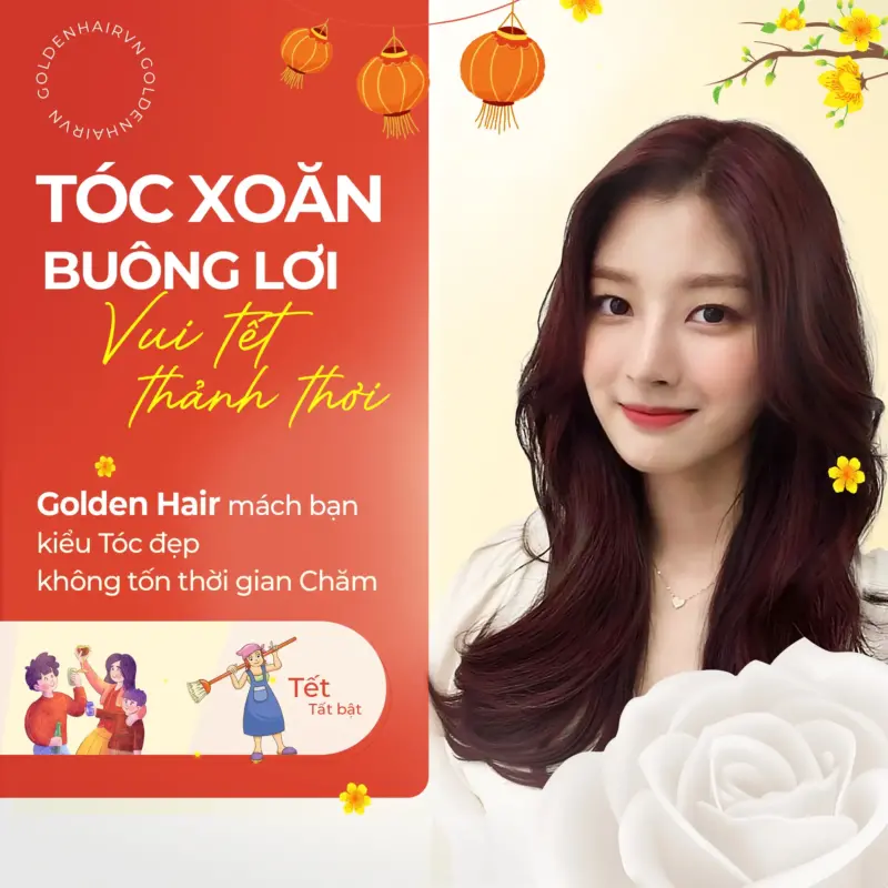 VUI TẾT THẢNH THƠI – TÓC XOĂN BUÔNG LƠI