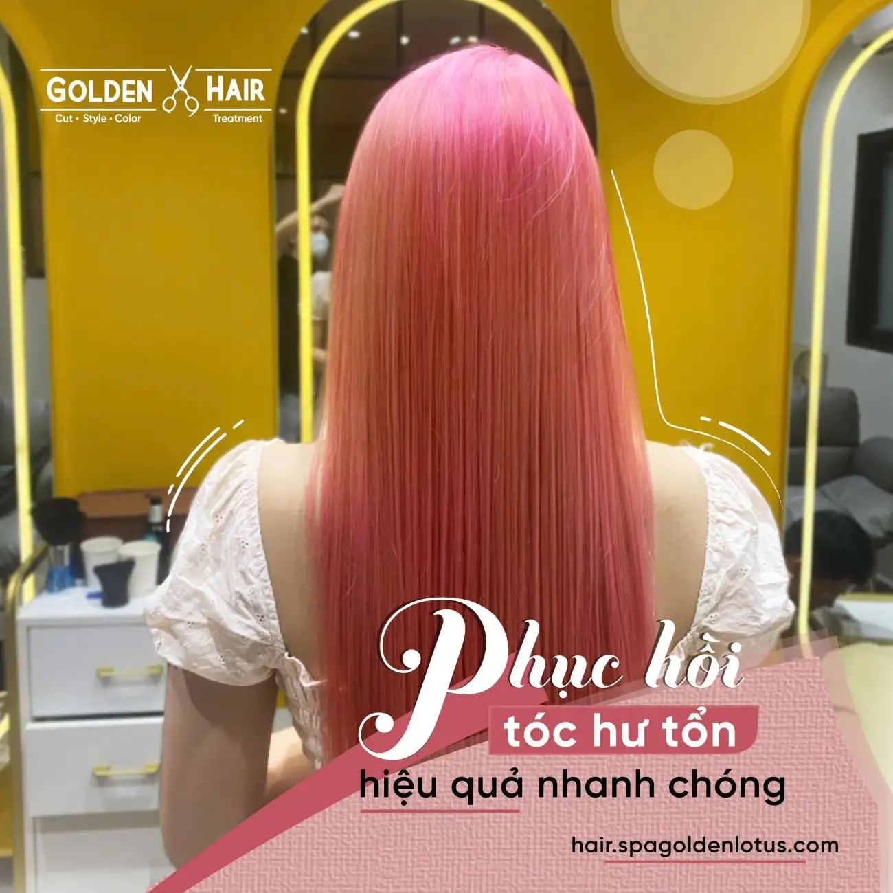 PHỤC HỒI MÁI TÓC HƯ TỔN, HIỆU QUẢ NHANH CHÓNG