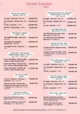 Golden Hair cắt tóc tạo kiểu tóc nhuộm tóc chăm sóc tóc